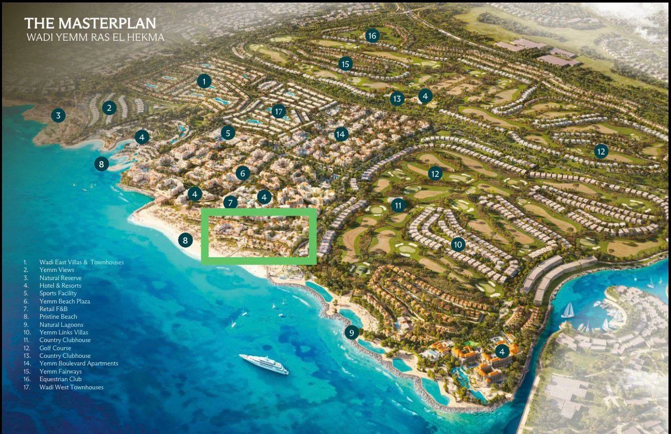 Modon Wadi Yemm Ras El Hekma Masterplan by Broadway Malyan